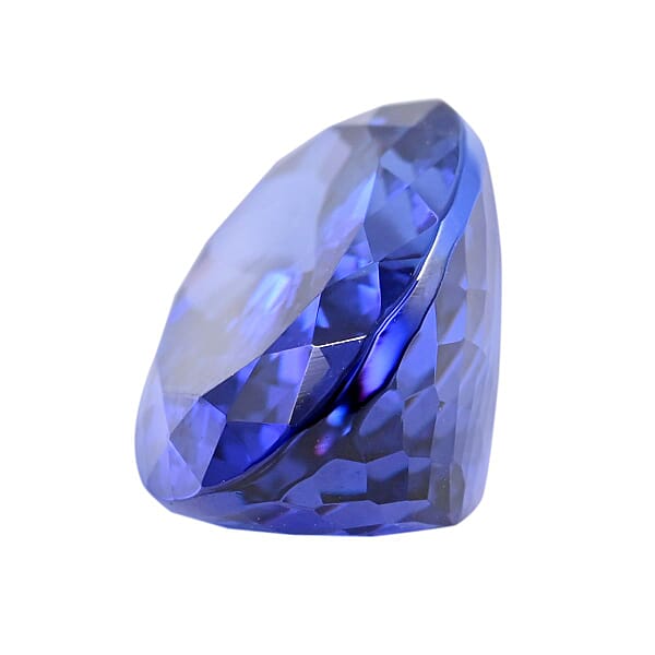 Certified 11.00 Ctw Oval Tanzanite Loose Gemstone – AAAA Grade Free Size