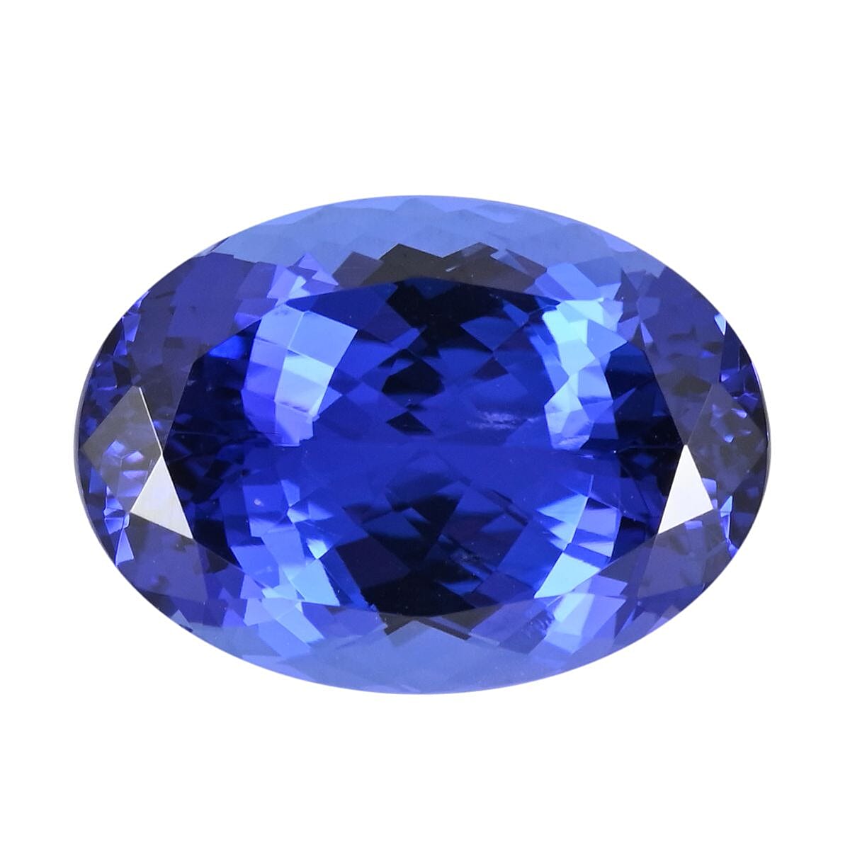 Certified 11.00 ctw Oval Tanzanite Loose Gemstone – AAAA Grade Free Size