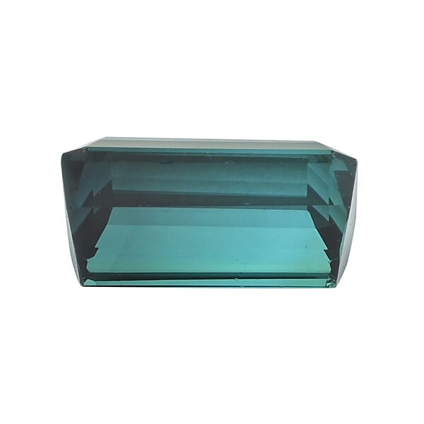 Certified 2.00 Ctw Octagon Monte Belo Indicolite Loose Gemstone – AAAA Grade Free Size