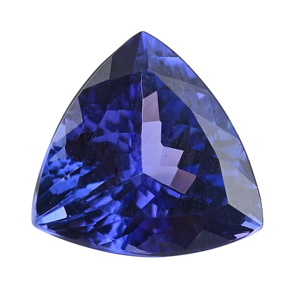 Certified 3.00 Ctw Trillion Tanzanite Loose Gemstone – AAAA Grade Free Size