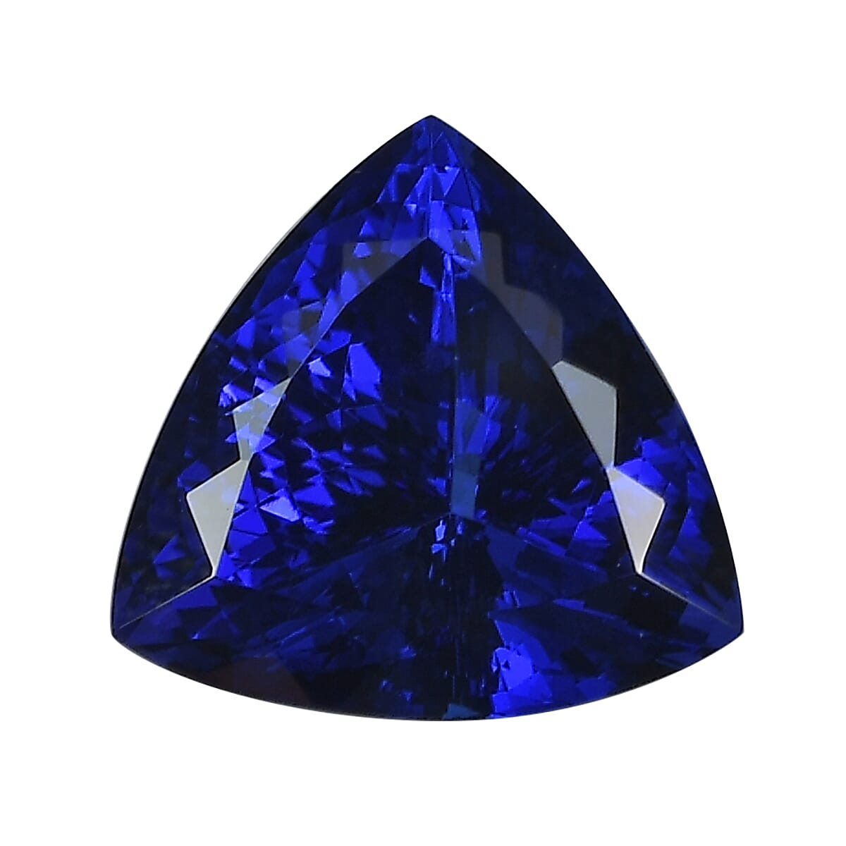Certified 3.00 ctw Trillion Tanzanite Loose Gemstone – AAAA Grade Free Size