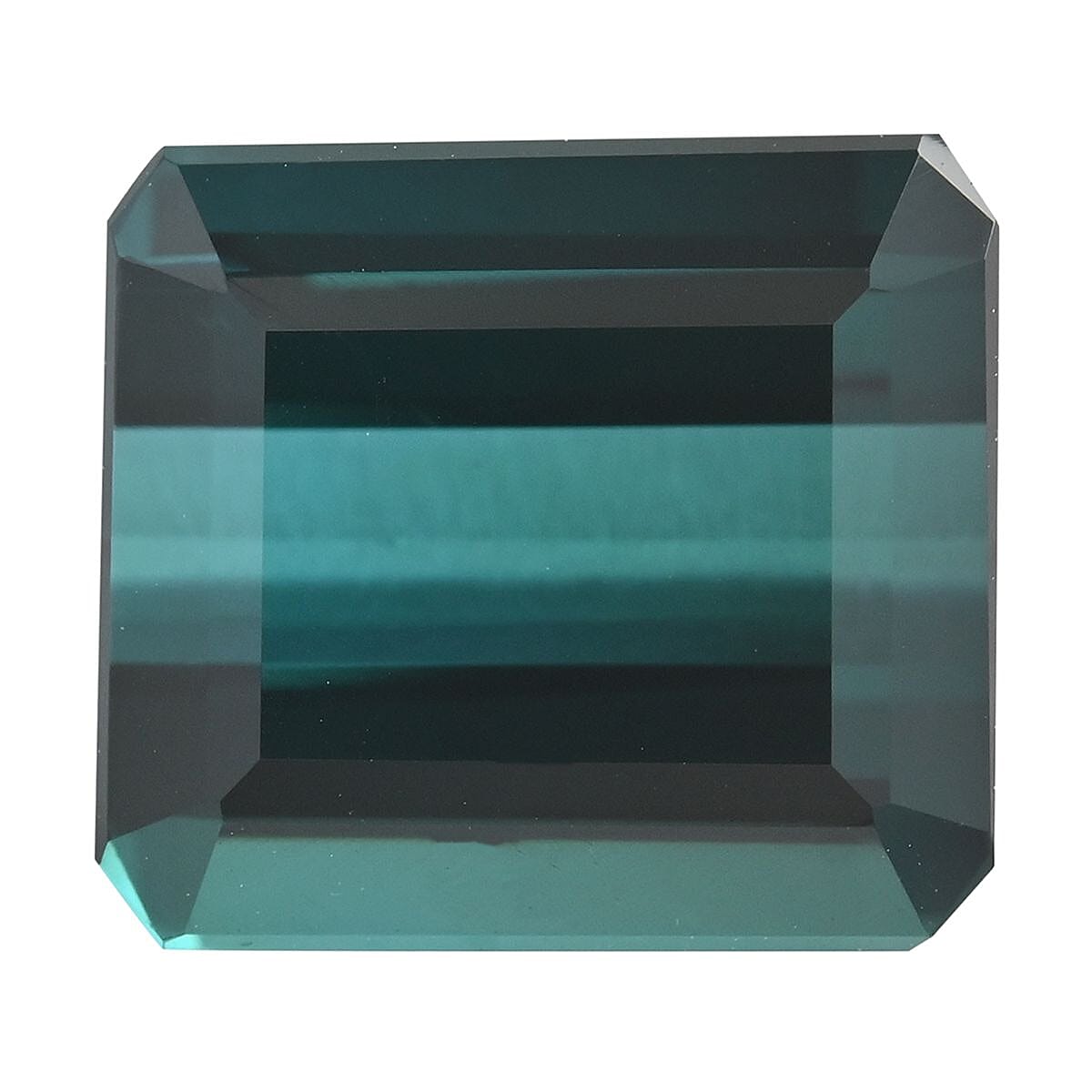 Certified 4.00 ctw Octagon Monte Belo Indicolite Loose Gemstone – AAAA Grade Free Size