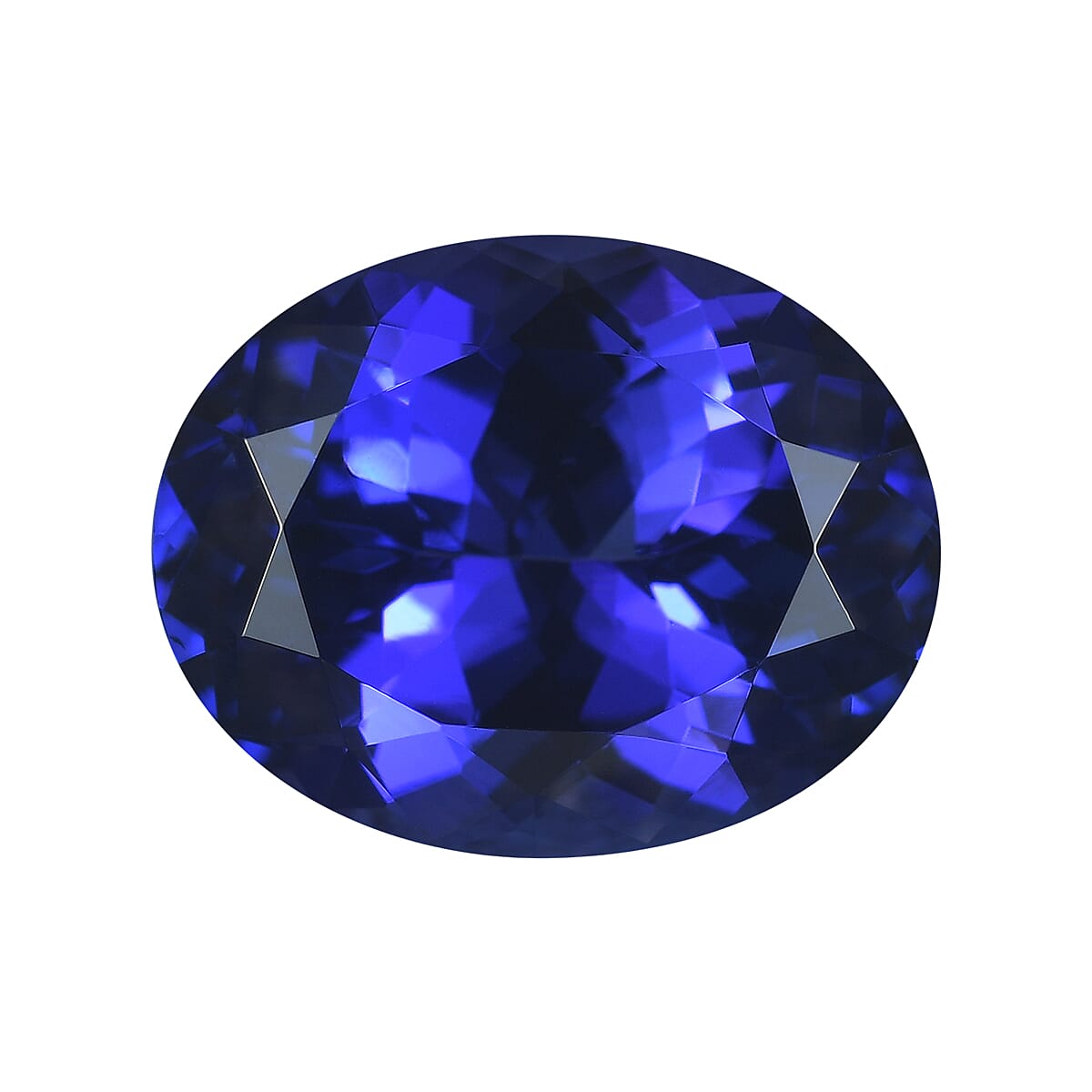 Certified 5.00 ctw Oval Tanzanite Loose Gemstone – AAAA Grade Free Size