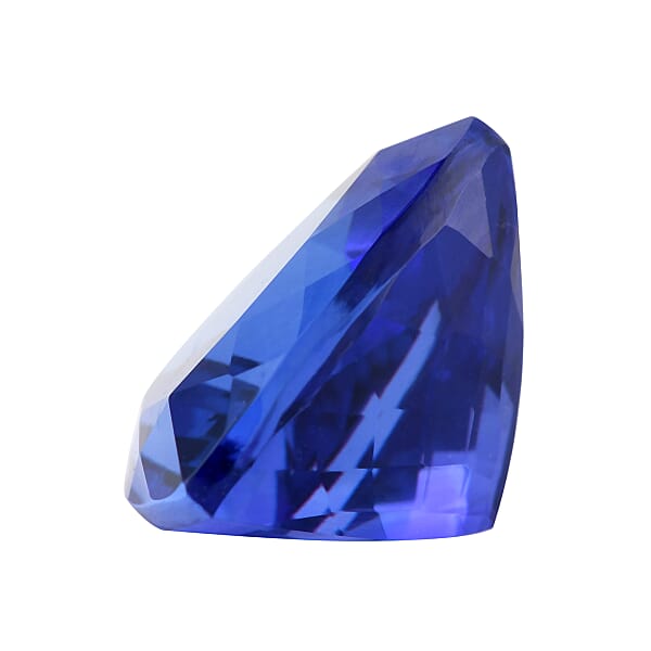 Certified 5.00 Ctw Trillion Vivid Tanzanite Loose Gemstone – AAAA Grade Free Size
