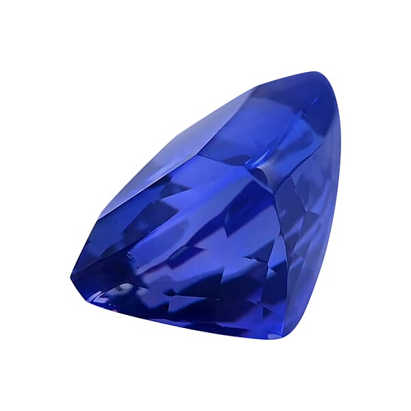 Certified AAAA Tanzanite (Cush 9x7 Mm) 2.10 Ctw