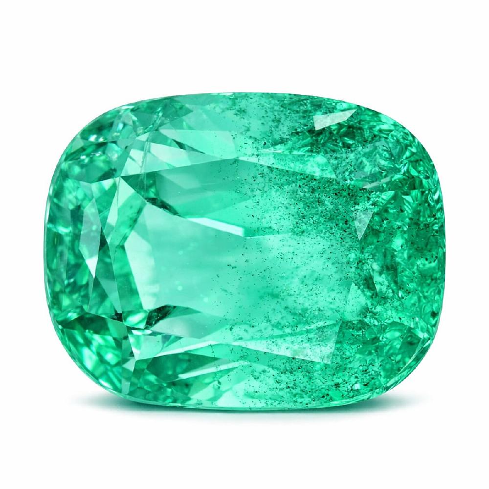 Certified and Appraised AAA Boyaca Colombian Emerald (Cush Free Size) 9.50 ctw