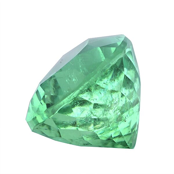 Certified And Appraised AAAA Boyaca Colombian Emerald (Pear Free Size) 5.00 Ctw