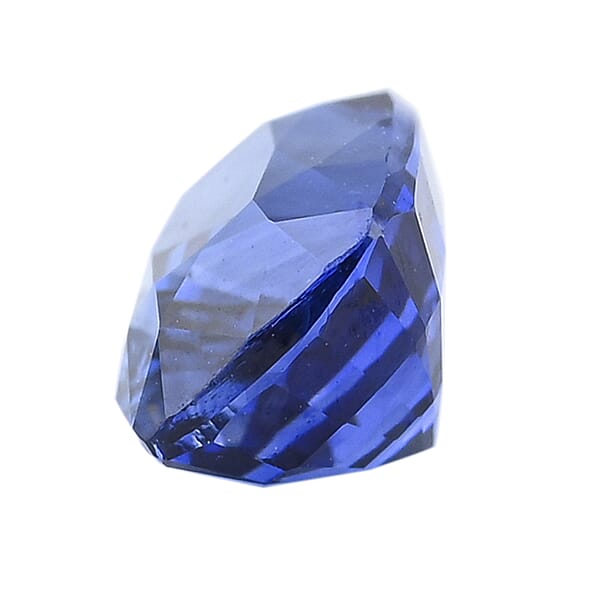 Certified And Appraised AAAA Ceylon Blue Sapphire (Cush Free Size) 1.00 Ctw