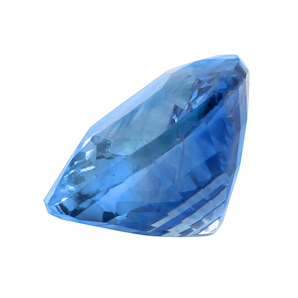 Certified And Appraised AAAA Ceylon Blue Sapphire (Cush Free Size) 1.25 Ctw