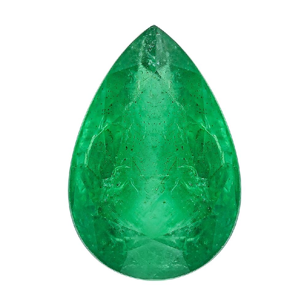 Certified and Appraised AAAA Kagem Zambian Emerald (Pear Free Size) 5.00 ctw