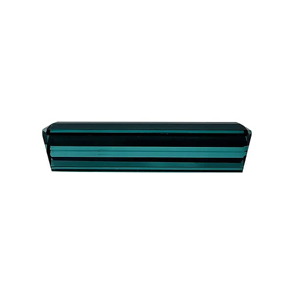 Certified And Appraised AAAA Monte Belo Indicolite (Bgt 22.4x6.9 Mm) 8.51 Ctw