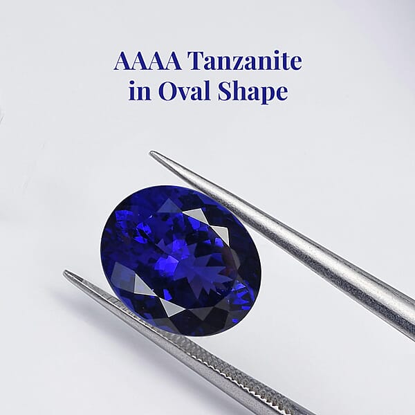 Certified And Appraised AAAA Tanzanite (Ovl Free Size) 15.00 Ctw