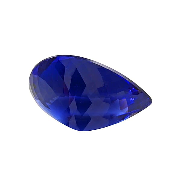Certified And Appraised AAAA Tanzanite (Pear Free Size) 19.00 Ctw