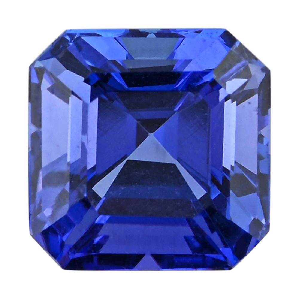 Certified and Appraised AAAA Tanzanite (Sqr Free Size) 11.00 ctw