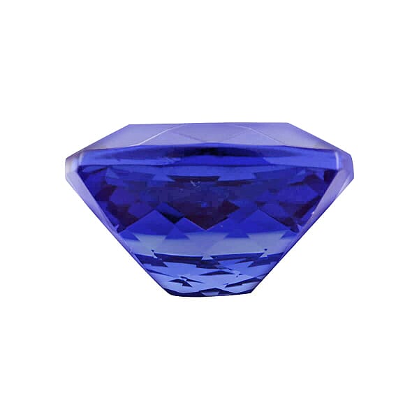 Certified And Appraised AAAA Vivid Tanzanite (Cush Free Size) 9.00 Ctw
