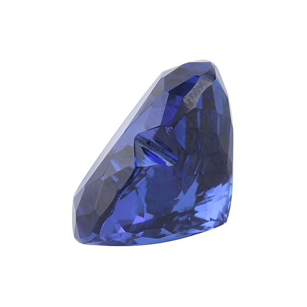 Certified And Appraised AAAA VIVID Tanzanite (Hrt Free Size) 5.00 Ctw