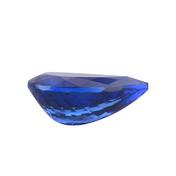 Certified And Appraised AAAA Vivid Tanzanite (Pear Free Size) 7.00 Ctw
