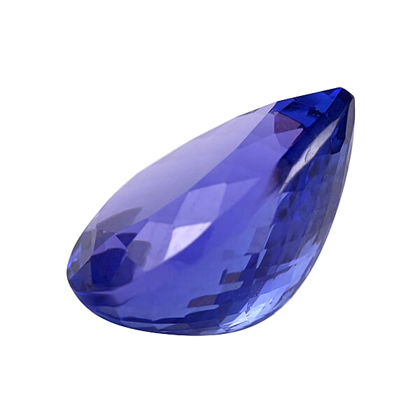 Certified And Appraised Flawless AAAA Vivid Tanzanite (Pear Free Size) Approx 4.50 Ctw Loose Gem Loose Gemstones Loose Stones Jewelry Stones