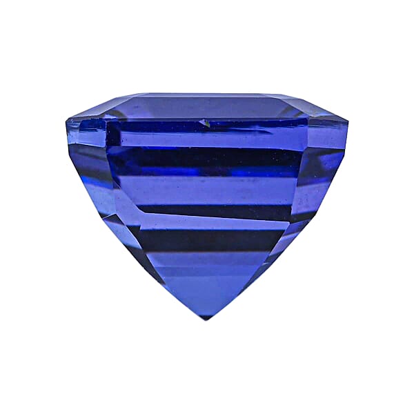 Certified & Appraised AAAA Asscher Cut Tanzanite (Square Free Size) 16.19 Ctw