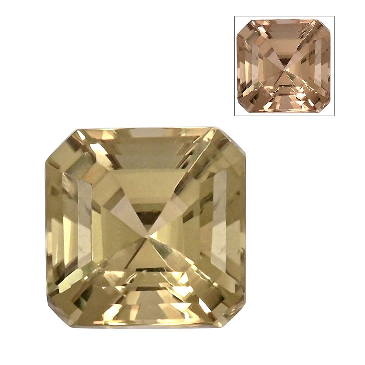 Certified & Appraised AAAA Asscher Cut Turkizite (Sqr Free Size) 6.00 ctw