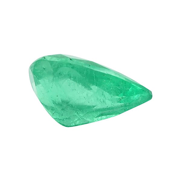 Certified & Appraised AAAA Boyaca Colombian Emerald (Pear Free Size) 2.00 Ctw