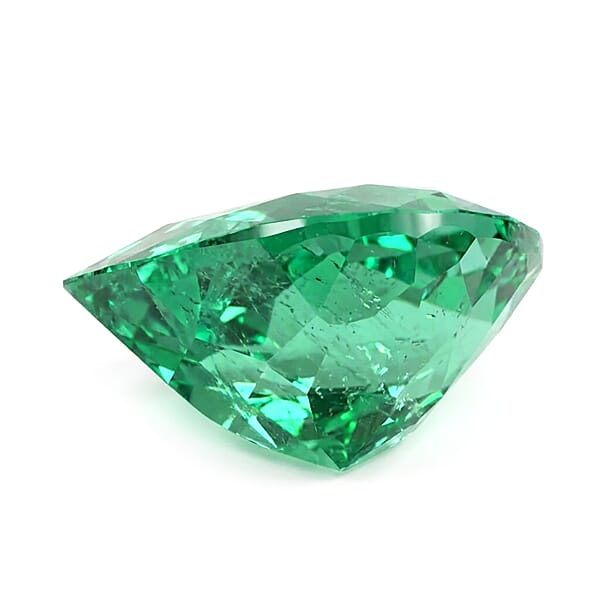 Certified & Appraised AAAA Boyaca Colombian Emerald (Pear Free Size) 3.00 Ctw