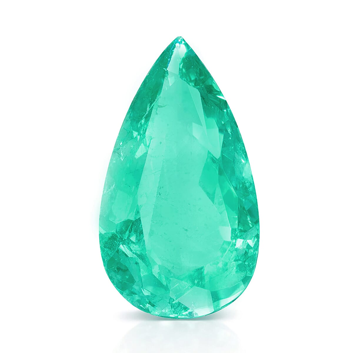 Certified & Appraised AAAA Boyaca Colombian Emerald (Pear Free Size) 4.00 ctw