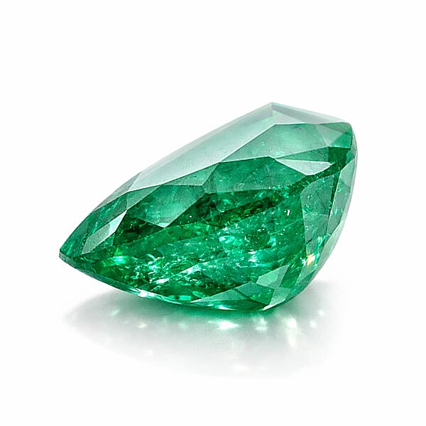 Certified & Appraised AAAA Gemfields Emerald (Pear Free Size) 4.00 Ctw