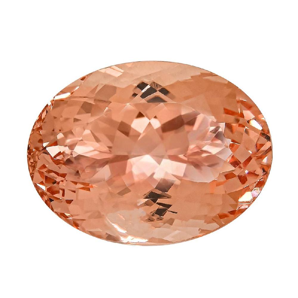 Certified & Appraised AAAA Marropino Morganite (Ovl 20x15 mm) 16.50 ctw