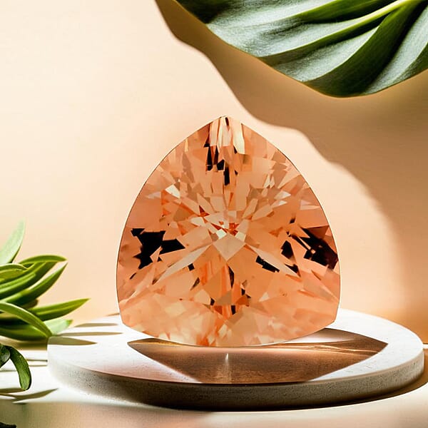 Certified & Appraised AAAA Marropino Morganite (Trl 14 Mm) 7.00 Ctw