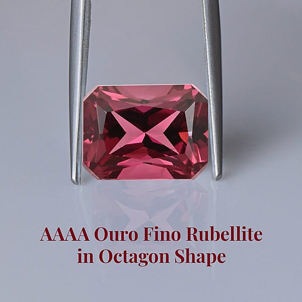 Certified & Appraised AAAA Ouro Fino Rubellite (Oct Free Size) 2.00 Ctw