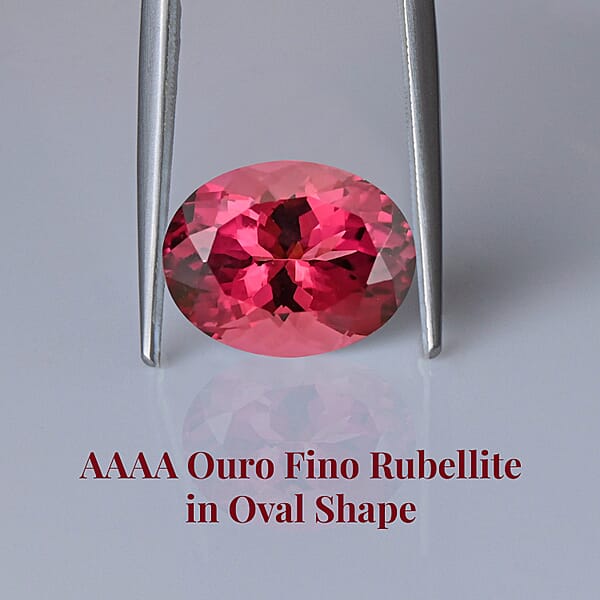 Certified & Appraised AAAA Ouro Fino Rubellite (Ovl Free Size) 3.65 Ctw