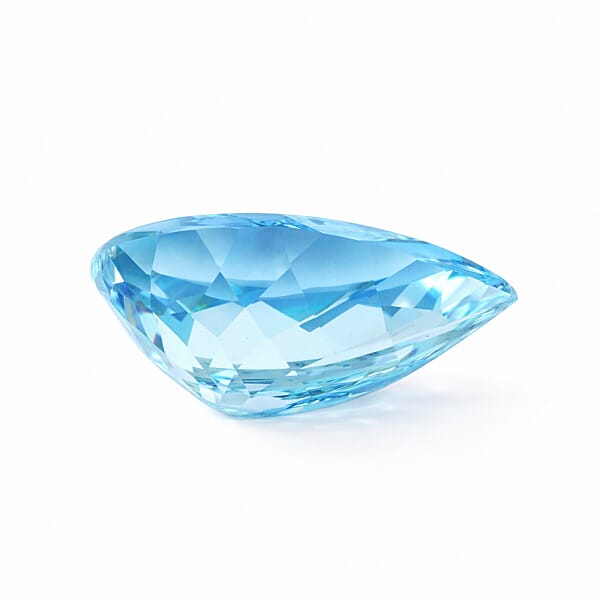 Certified & Appraised AAAA Santa Maria Aquamarine (Pear Free Size) 5.90 Ctw