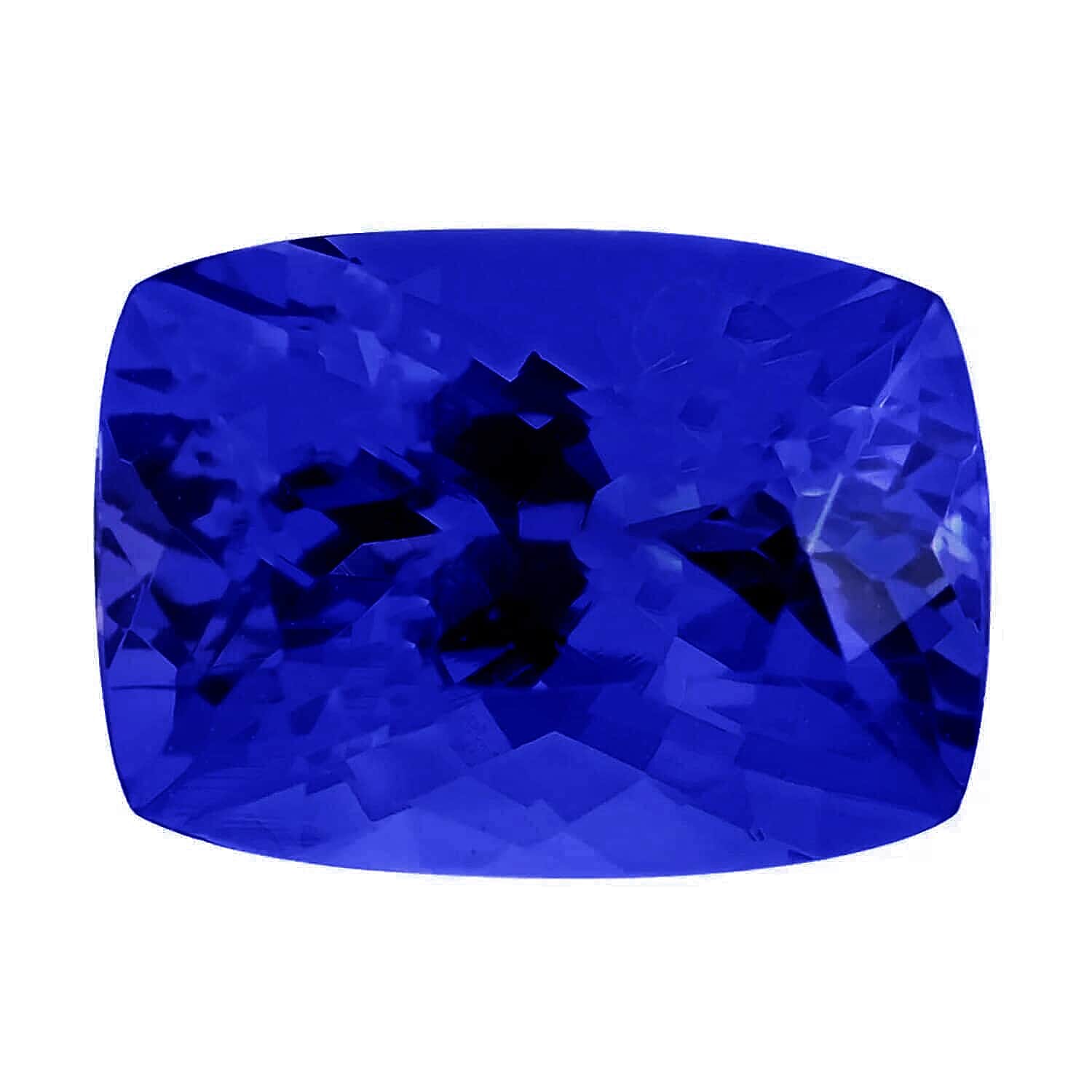 Certified & Appraised AAAA Tanzanite (Cush 8x6 mm) 1.50 ctw