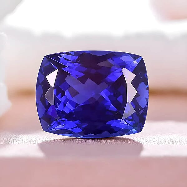 Certified & Appraised AAAA Tanzanite (Cush Free Size) 17.00 Ctw