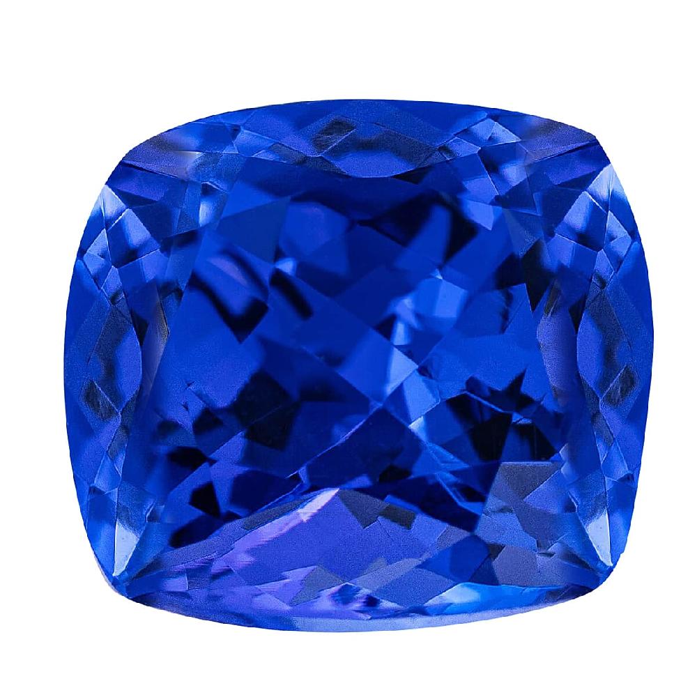 Certified & Appraised AAAA Tanzanite (Cush Free Size) 2.50 ctw