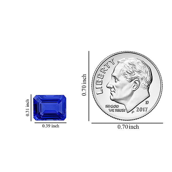 Certified & Appraised AAAA Tanzanite (Oct 10x8 Mm) 3.30 Ctw