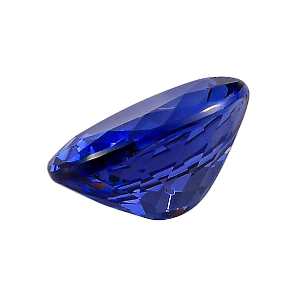 Certified & Appraised AAAA Tanzanite (Ovl 10x8 Mm) 2.50 Ctw