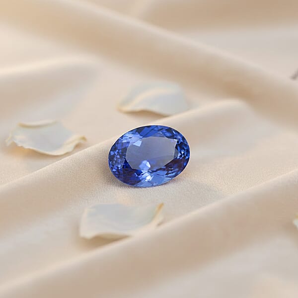 Certified & Appraised AAAA Tanzanite (Ovl 9.5x7.5 Mm) 2.50 Ctw