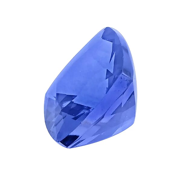 Certified & Appraised AAAA Tanzanite Set Of 2 Cushion Shaped Loose Tanzanite 2.00 Ctw Set For Earrings Ring Necklace Making Loose Gemstone Set For Jewelry (Cush 6 Mm)