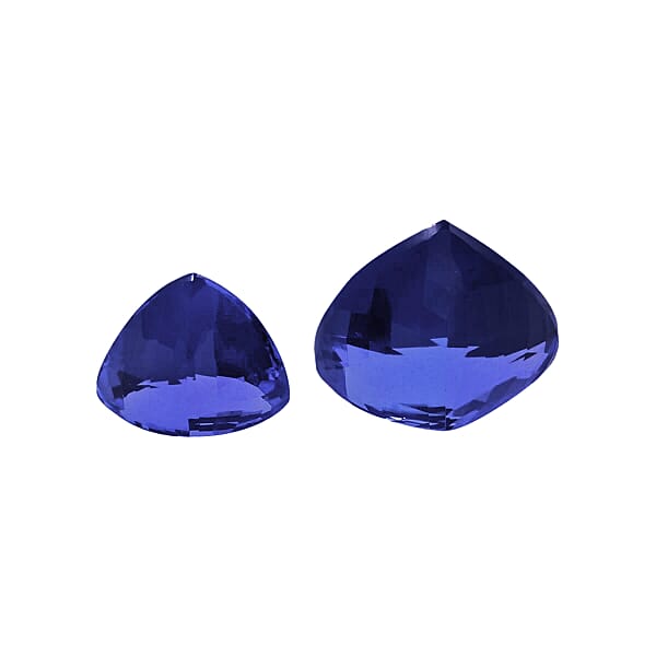 Certified & Appraised AAAA Tanzanite Set Of 3 (Fancy Free Size) 15.51 Ctw
