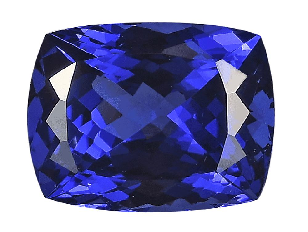 Certified & Appraised AAAA Vivid Tanzanite (Cush Free Size) Approx 8.00 ctw