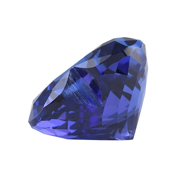 Certified & Appraised AAAA VIVID Tanzanite (Hrt Free Size) Approx 12.00 Ctw