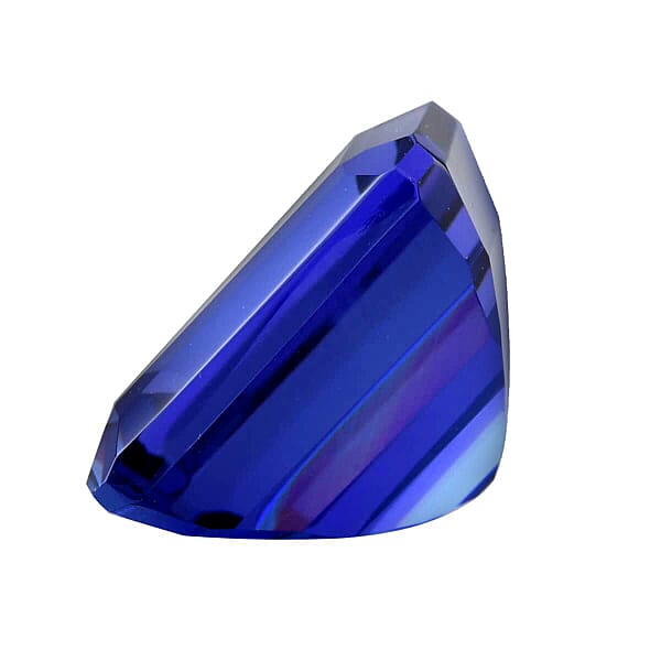 Certified & Appraised AAAA VIVID Tanzanite (Oct Free Size) Approx 12.00 Ctw
