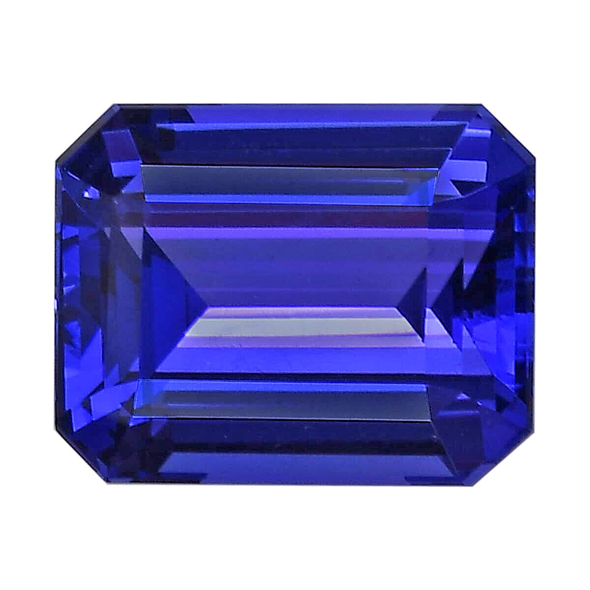 Certified & Appraised AAAA VIVID Tanzanite (Oct Free Size) Approx 12.00 ctw