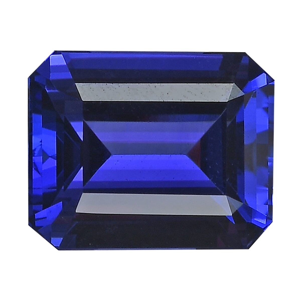 Certified & Appraised AAAA Vivid Tanzanite (Oct Free Size) With Approx 8.00 Ctw