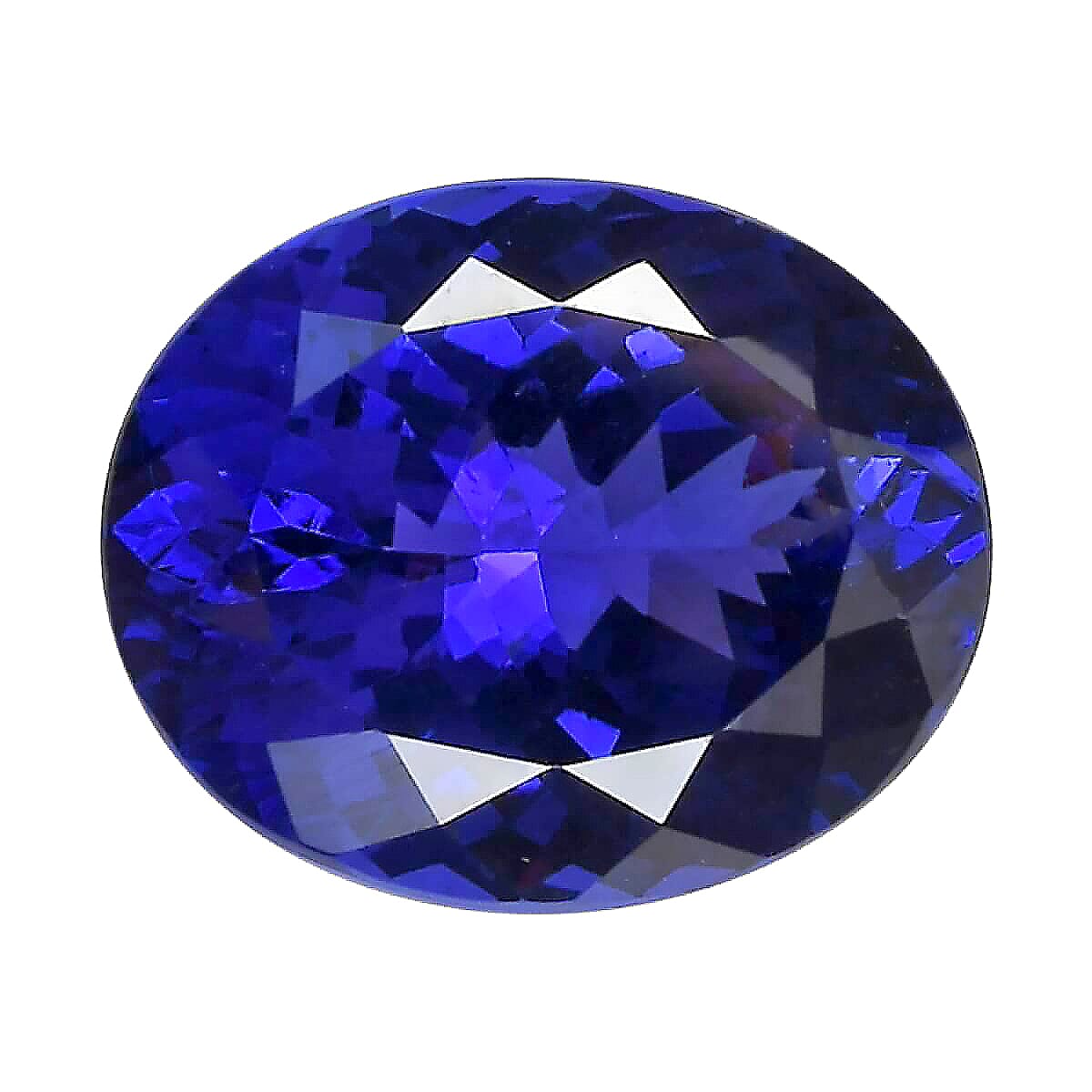 Certified & Appraised AAAA Vivid Tanzanite (Ovl Free Size) Approx 8.00 ctw