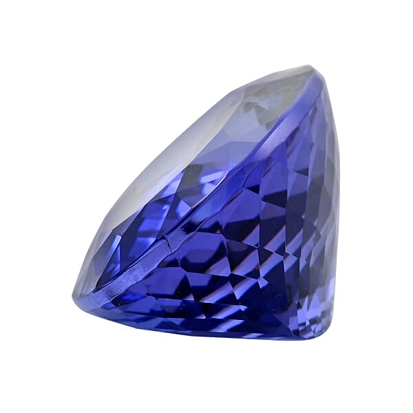 Certified & Appraised AAAA Vivid Tanzanite (Ovl Size Varies) 10.00 Ctw