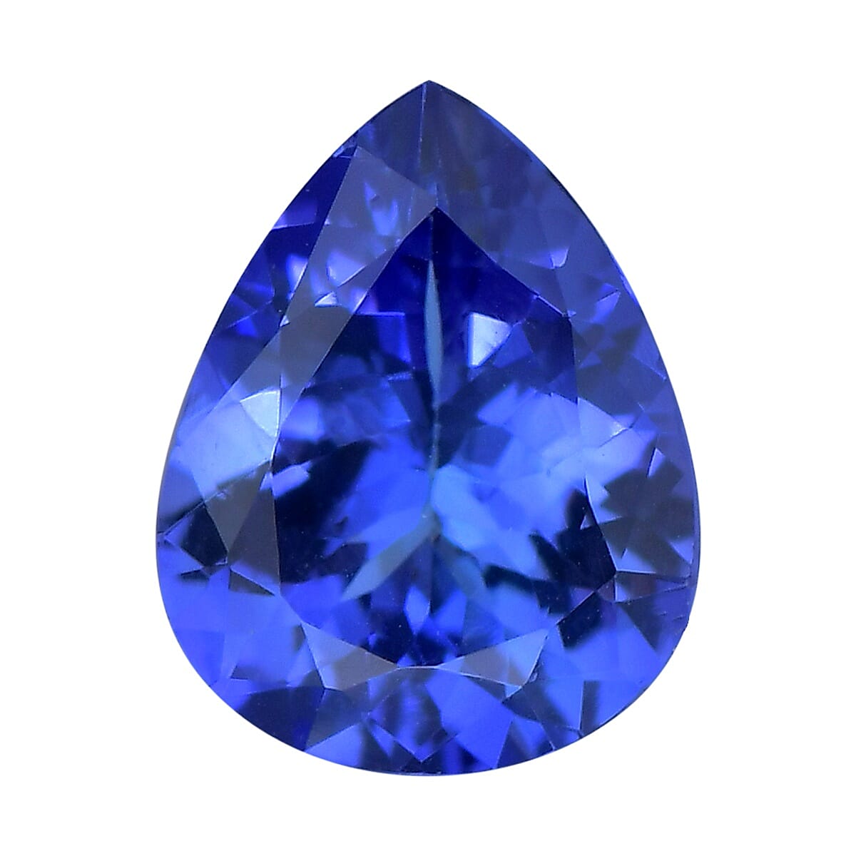 Certified & Appraised AAAA Vivid Tanzanite (Pear Size Varies) 10.00 ctw