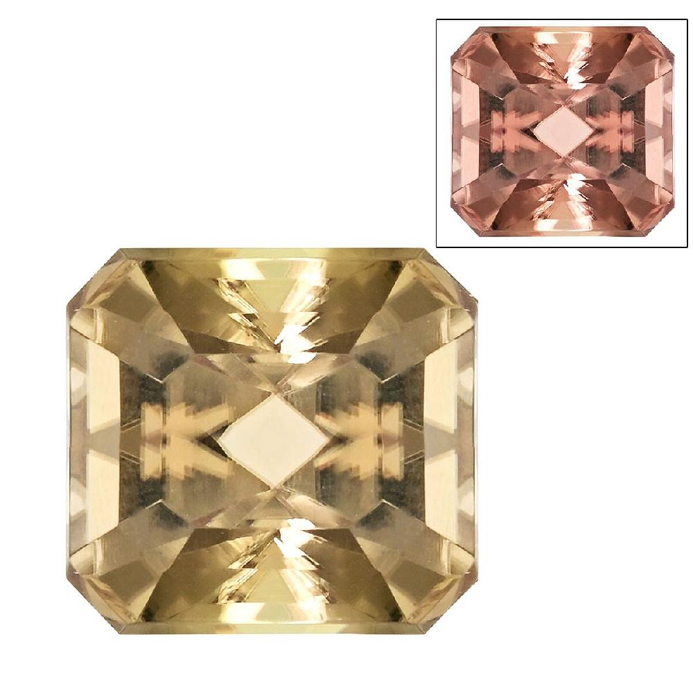 Certified & Appraised Asscher Cut AAAA Turkizite (Sqr Free Size) 5.00 ctw